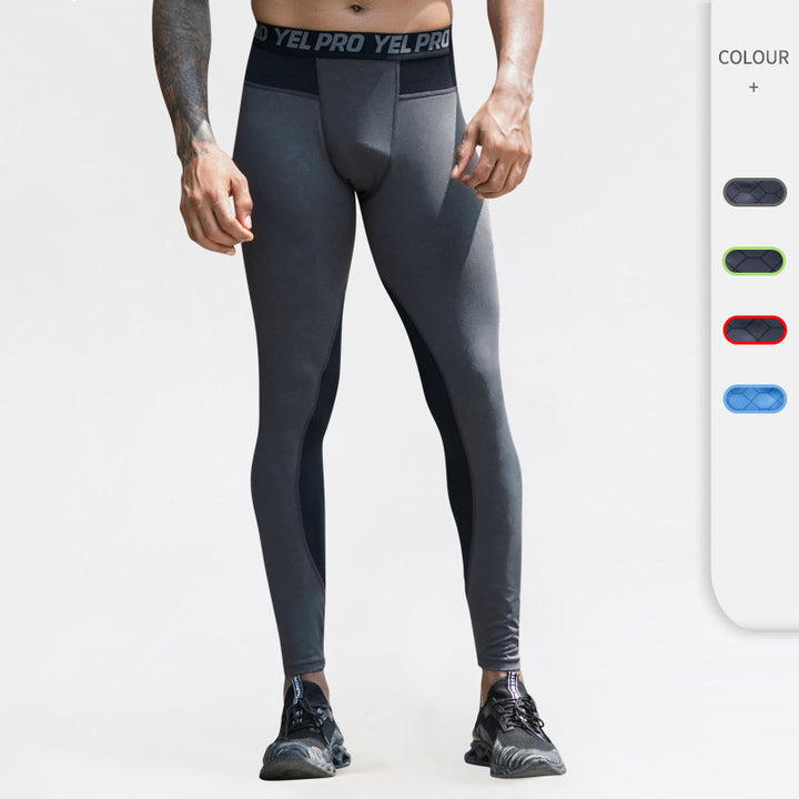 Herrer kompressions-løbetights med innovativt design og optimal bevægelsesfrihed Stilla