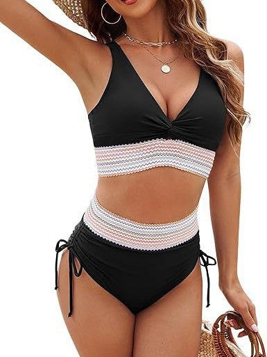 Dame Højtaljede Bikini Sæt Stilla