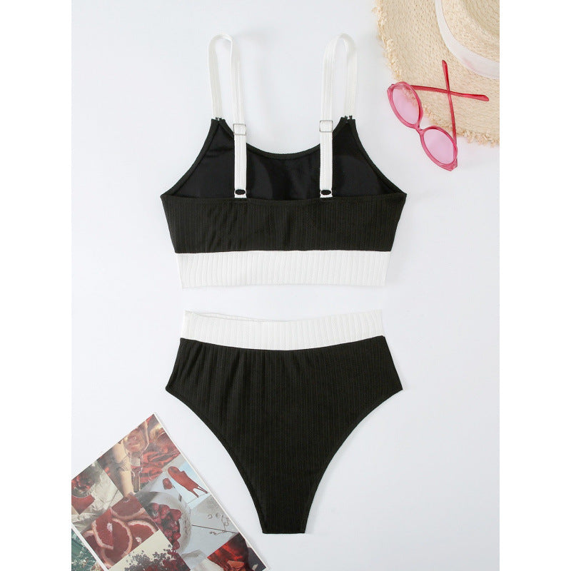 Dame Sport-Bikini-Sæt med elegant design og justerbare stropper Skovae