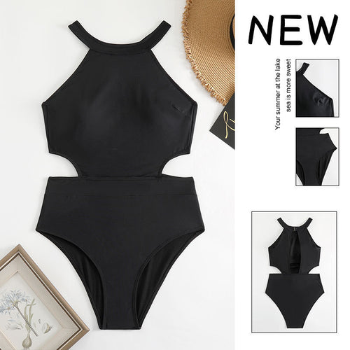 Dame Én-delte Badedragt med raffineret Cut-Out-design Skovae