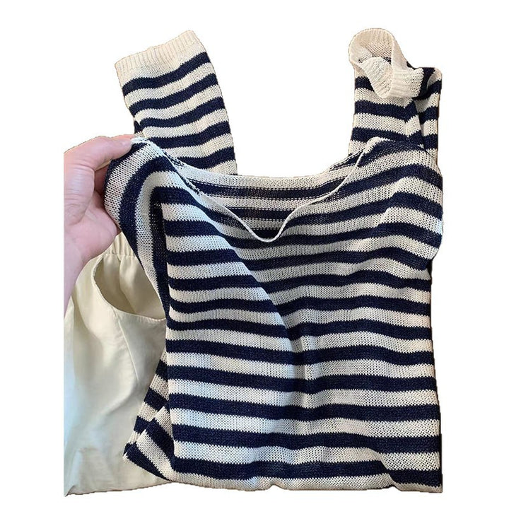 Kvindernes casual stribede sweater Stilla