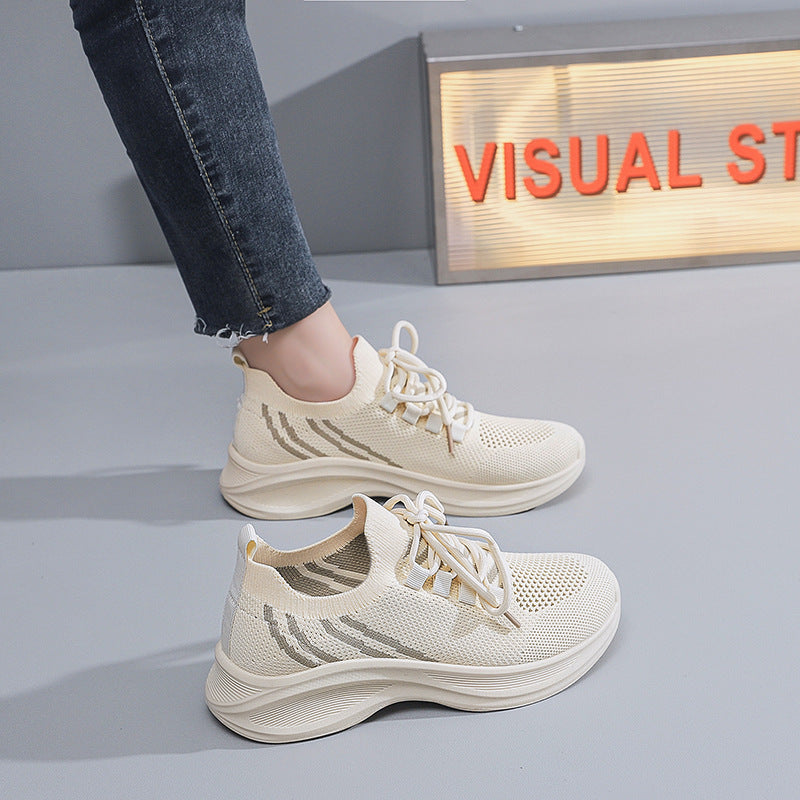 Dame Åndedrætsvenlige Sneakers med fleksibel Sål og moderne Design Stilla