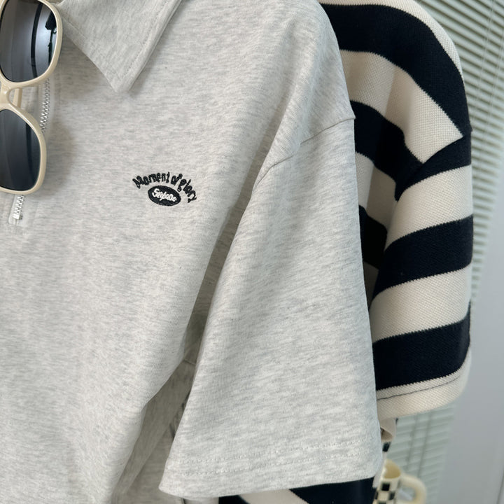 Femme Sporty Halv-Zip Polo Kjole Stilla