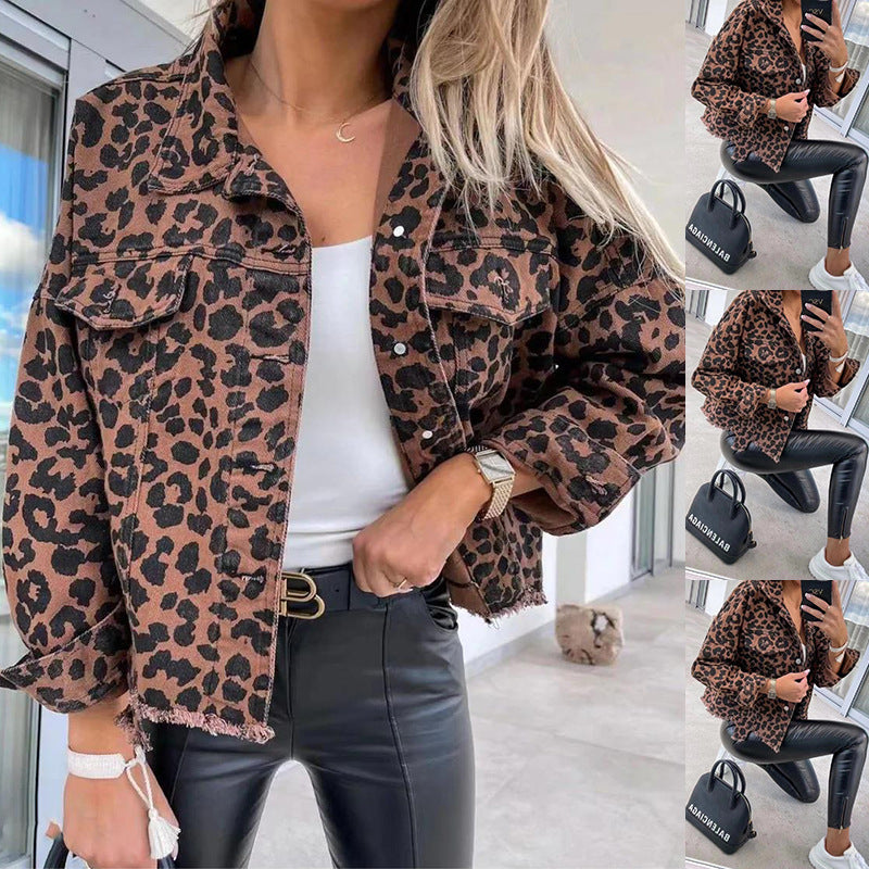 Damer fashionable denim jakke Stilla
