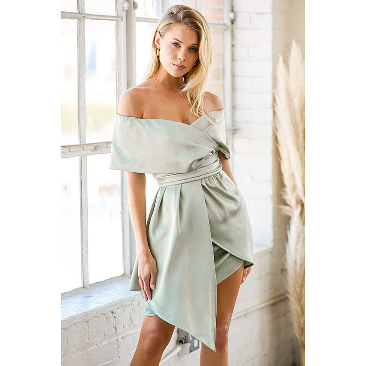 Dame Elegant fremstillet Vavkjole Stilla