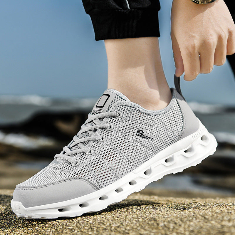 Unisex nan slip-on sneakers i Chelsea-stil med elastisk skaft, skjult lynlås og trinvis komfortplatformsål Skovae