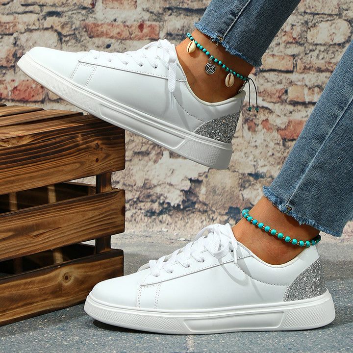Damer elegante sneakers med glitrende aksent Stilla