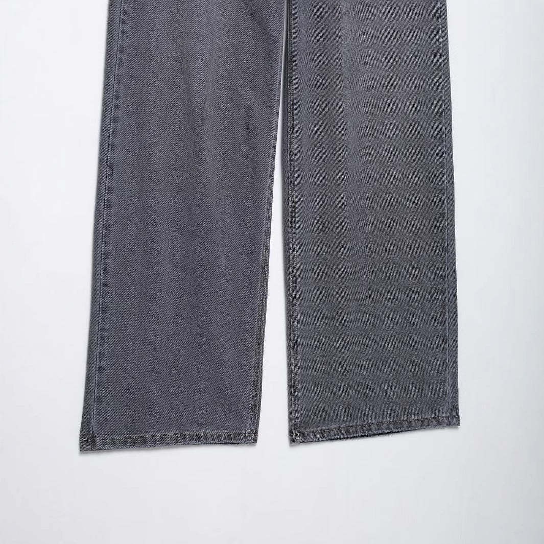 Dame bredde jeans med moderne snit Stilla
