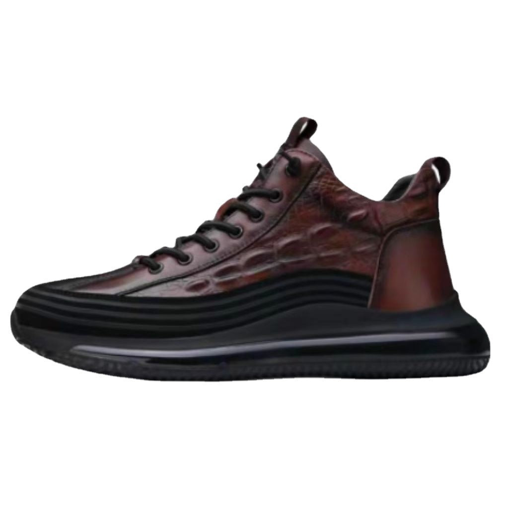 Dame Sportliche High-Top Sneakers med struktureret overmateriale Stilla