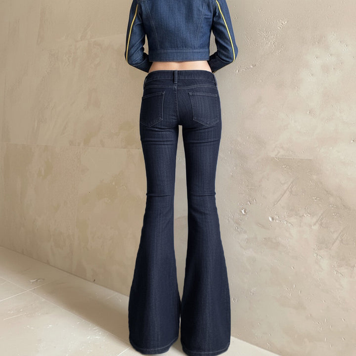 Dame Flared Jeans i elegant vintage-stil Skovae