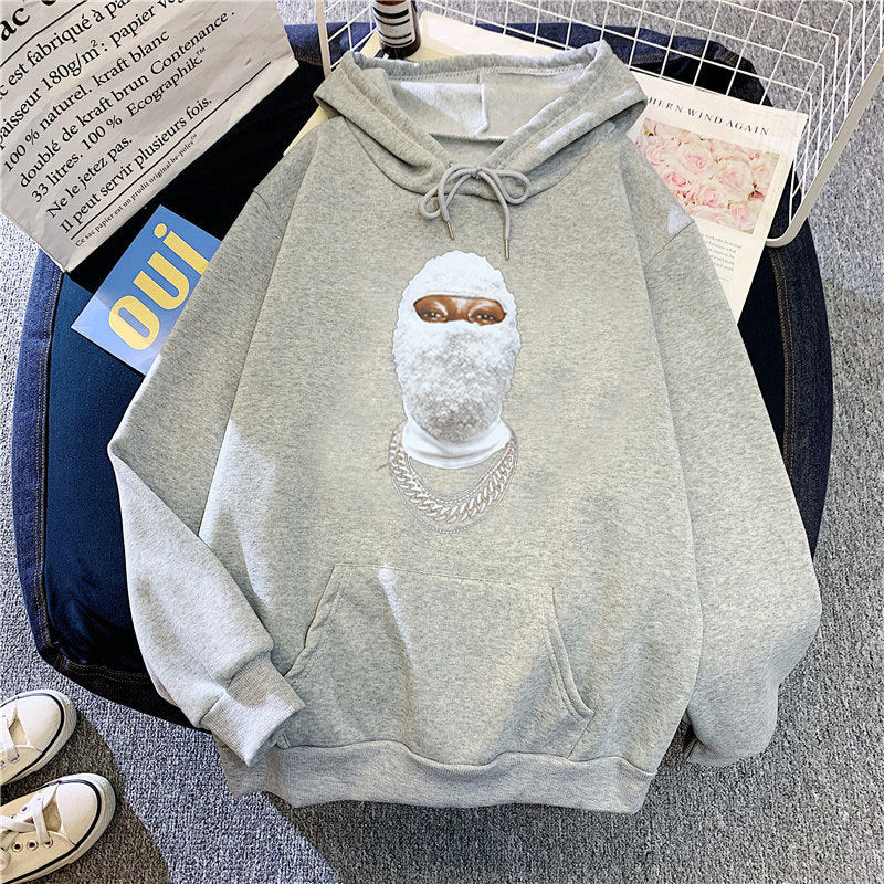 Kvinders hoodie med kreativt grafisk design og indviklet kunstværk Skovae