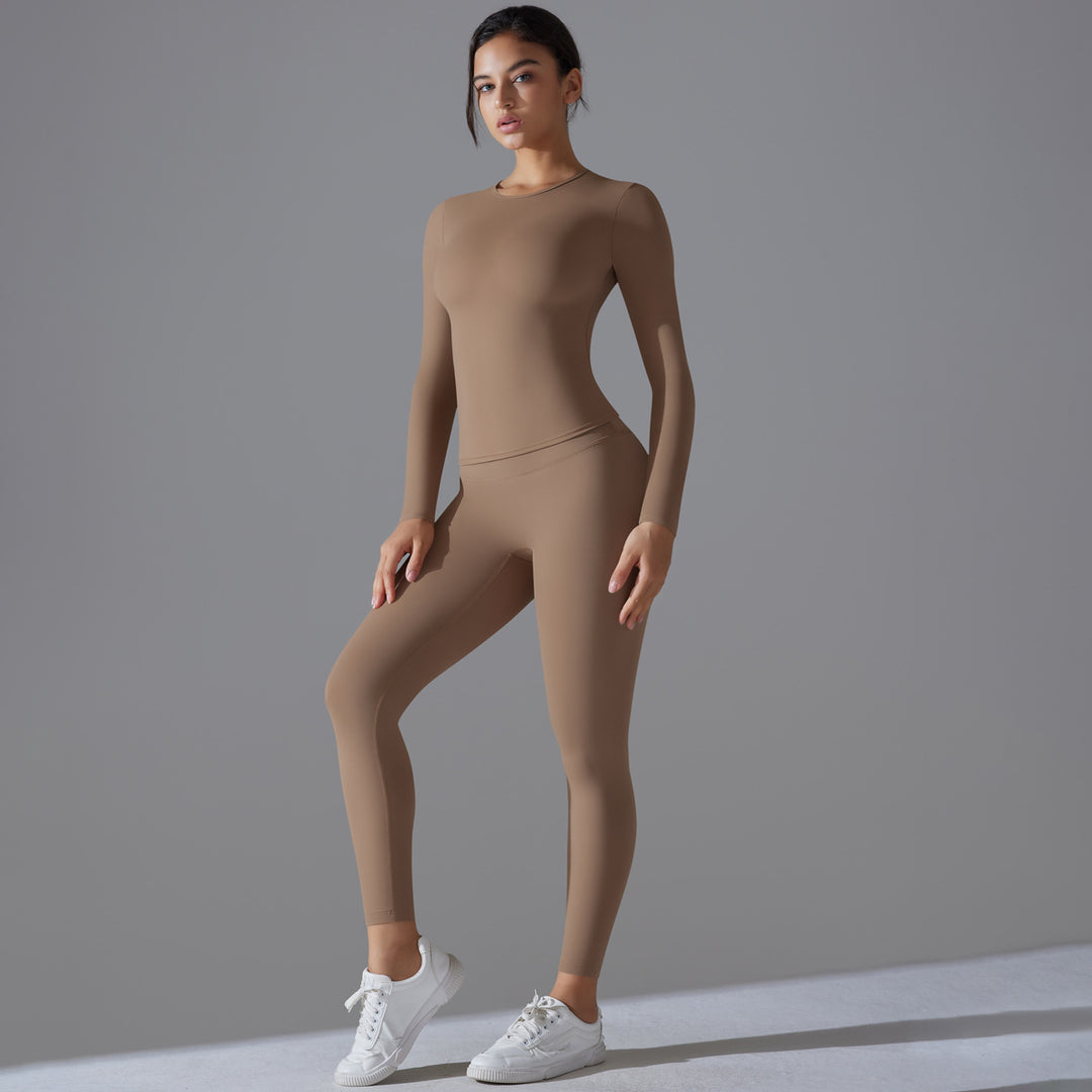Dame Sport-Sæt med lange ærmer og leggings Stilla