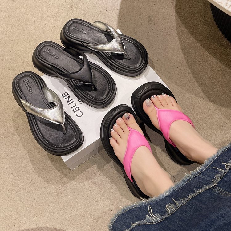 Dame Gelehrte Tåsplit Sandaler med ergonomisk Sål og skridsikker Bund Stilla