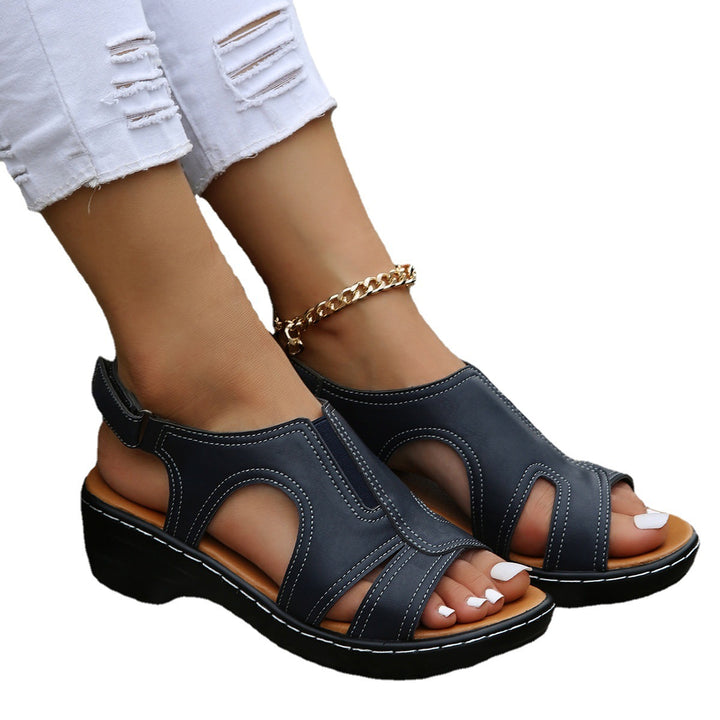 Dame komfort-sandaler med luftig snit og ergonomisk sål Stilla