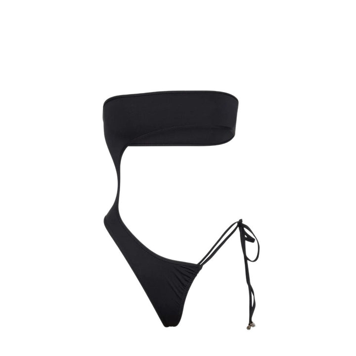 Dame Bandeau-Bikini med innovativt snit og sidelancerede bånd Skovae