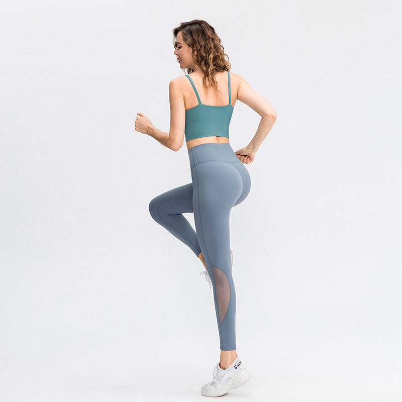 Stilla | Vest Med Brystpude Åndbar Fitness Camisole Top Til Kvinder