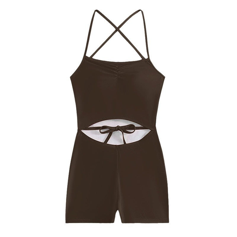 Damer sporty bikinisæt med høj talje og cut-out-design Stilla