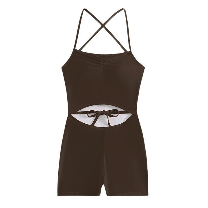 Damer sporty bikinisæt med høj talje og cut-out-design Stilla
