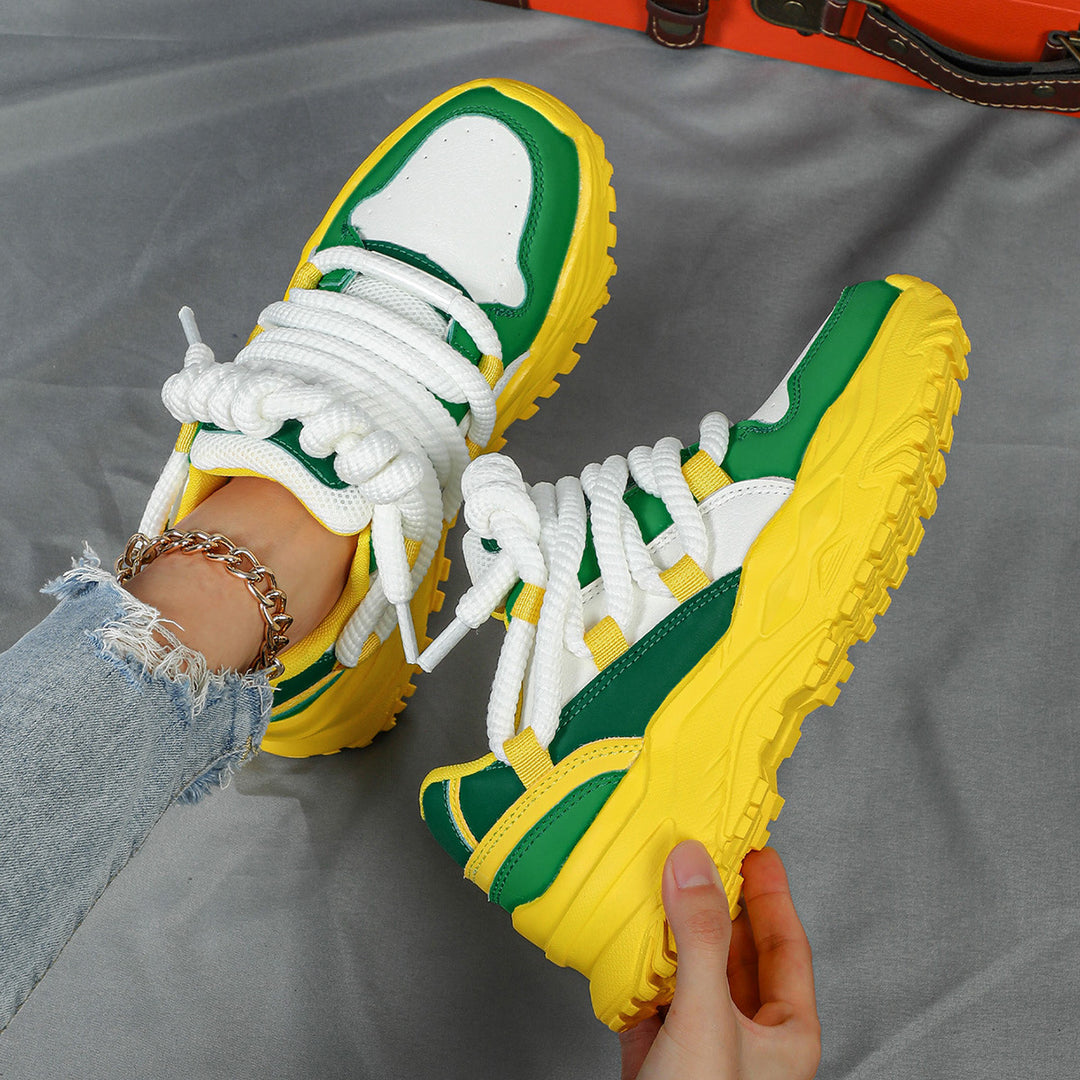 Dame Sporty fritidssneakers med skridsikker sål og åndbart overtøj Stilla