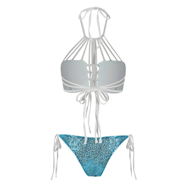 Dame Bikini-sæt med unikke cut-out-detaljer og raffinerede stropper Stilla