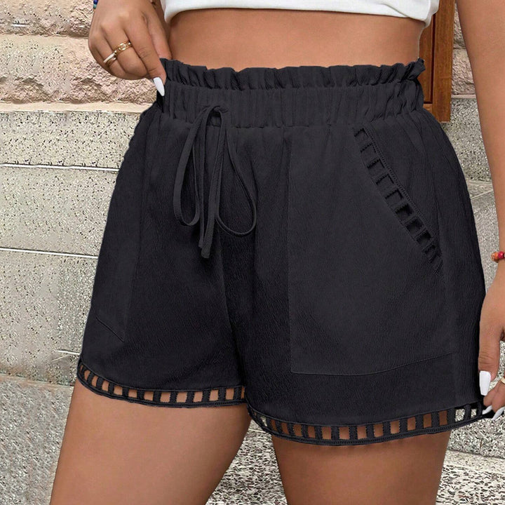 Dame behagelige shorts med elastisk talje og sidelommer Stilla