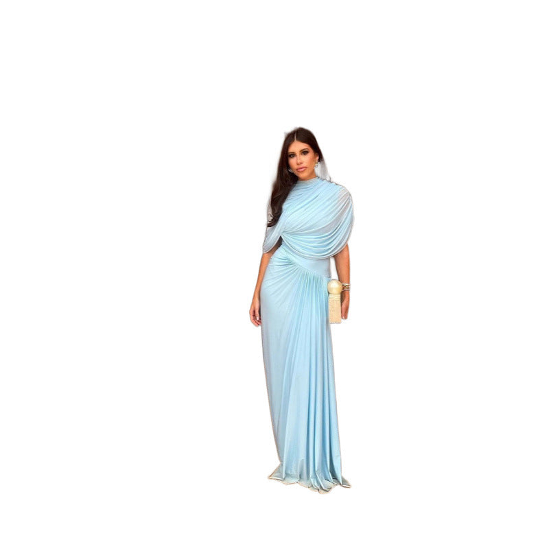 Dame Elegant Maxikjole med raffineret Draperingseffekt Stilla