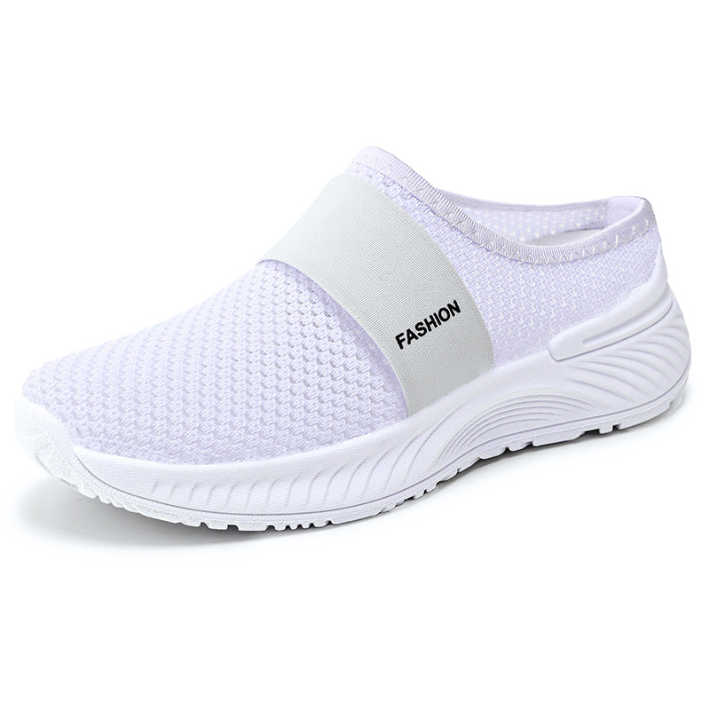 Dame Komfortable Slip-On Sneakers i åndbart mesh med fleksibel sål Stilla