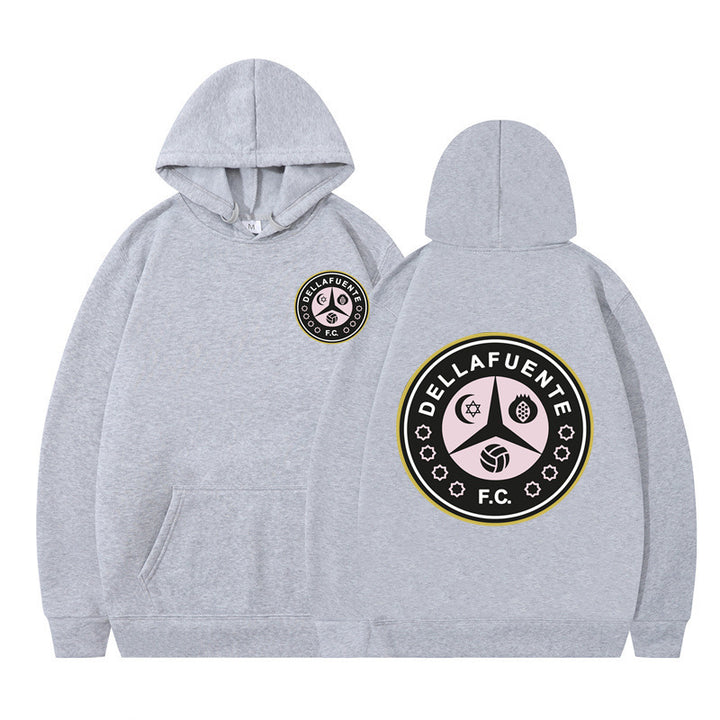 Kvinders hættejakke med præget logo og blød fleece Skovae