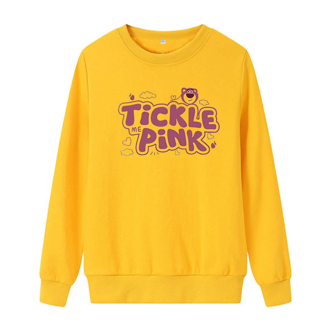 Kvinders sweatshirt i afslappet design med munter print Skovae