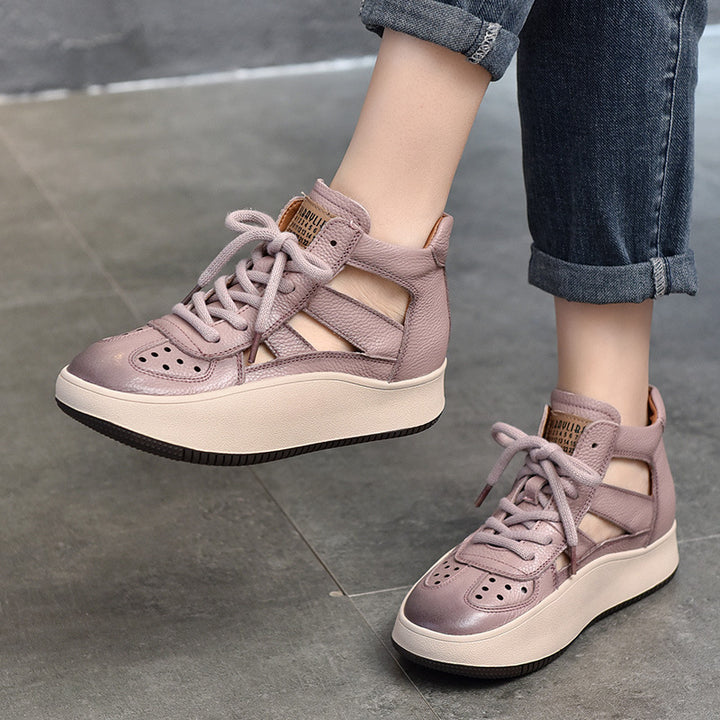 Damer mode High-Top sneakers med åndbart overmateriale og nutidigt design Stilla