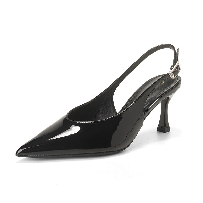 Dame Sling-Pumps med elegant spids form og justerbar rem Stilla