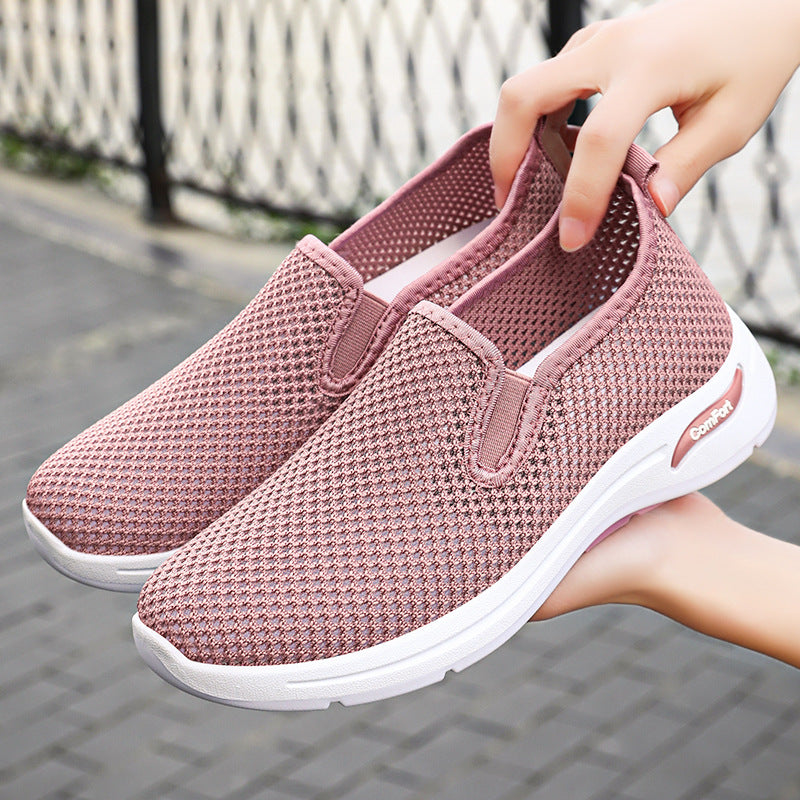 Dame Behagelige Slip-On Sneakers med åndbart Overmateriale Stilla
