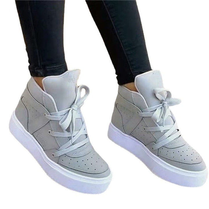 Dame fashion High-Top sneakers med komfortabel plateau Stilla