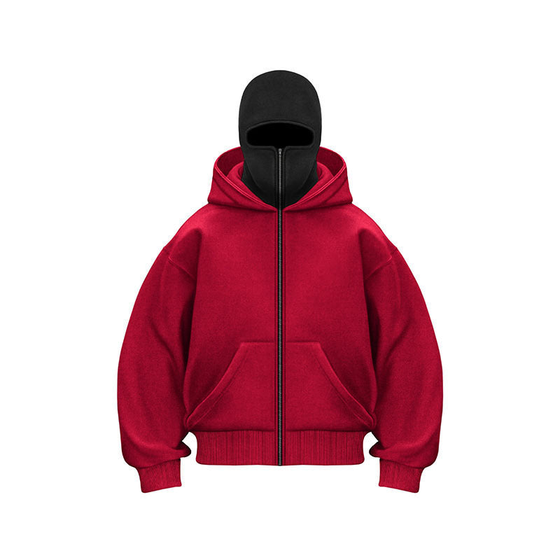 Kvinders hoodie med innovativt design og praktisk lynlås Skovae