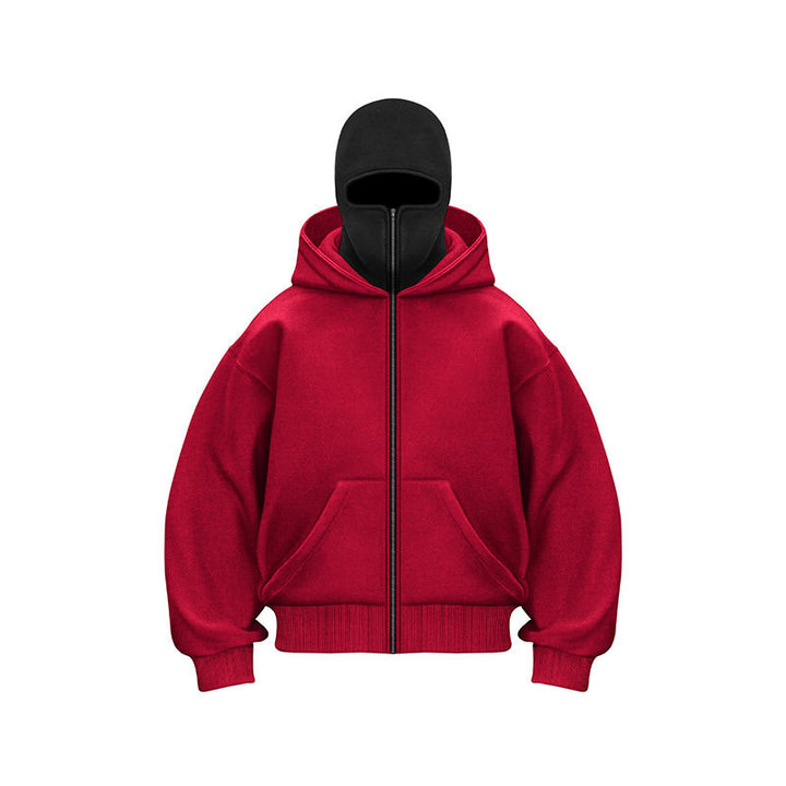 Kvinders hoodie med innovativt design og praktisk lynlås Skovae