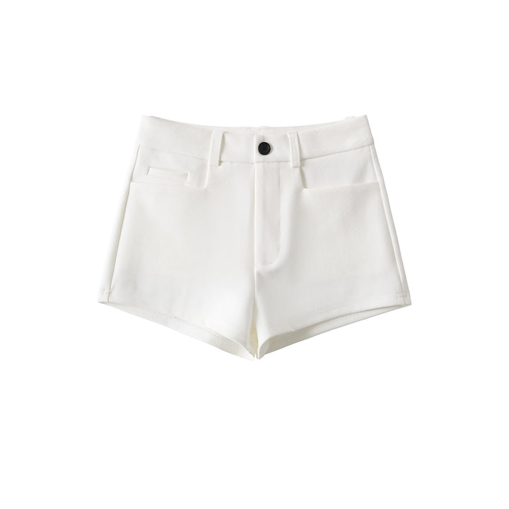 Dame højtaljede shorts med elegant snit og praktiske lommer Stilla
