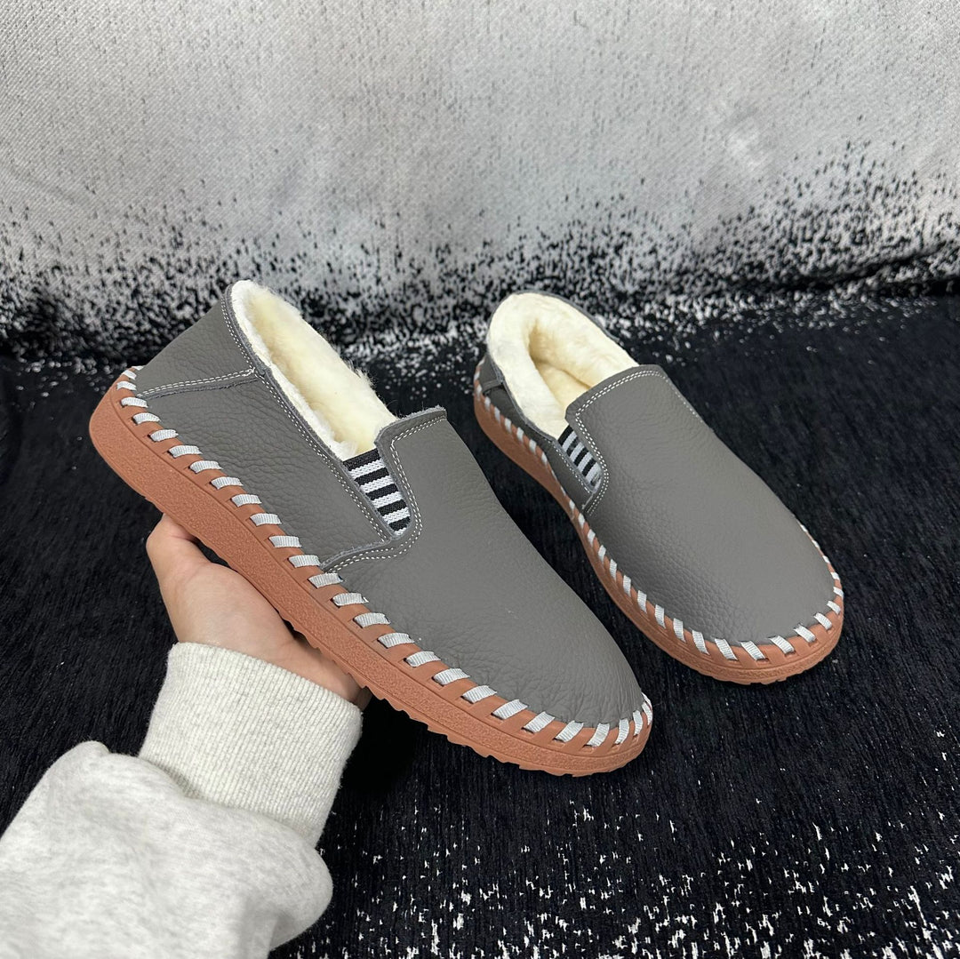 Femme Komfortable Læder Slippers Stilla