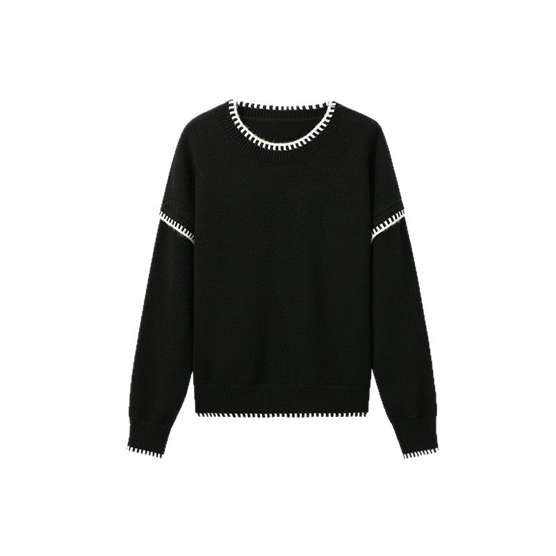Femme Stilfuld Strikpullover Sweatshirt Stilla