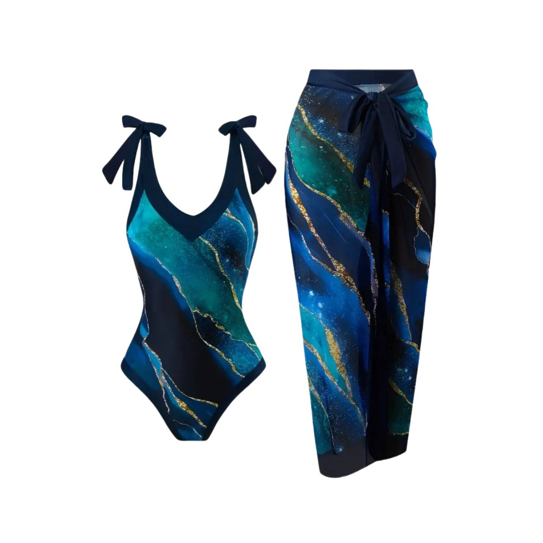 Dame badedragt og Smart strandcover-up Stilla