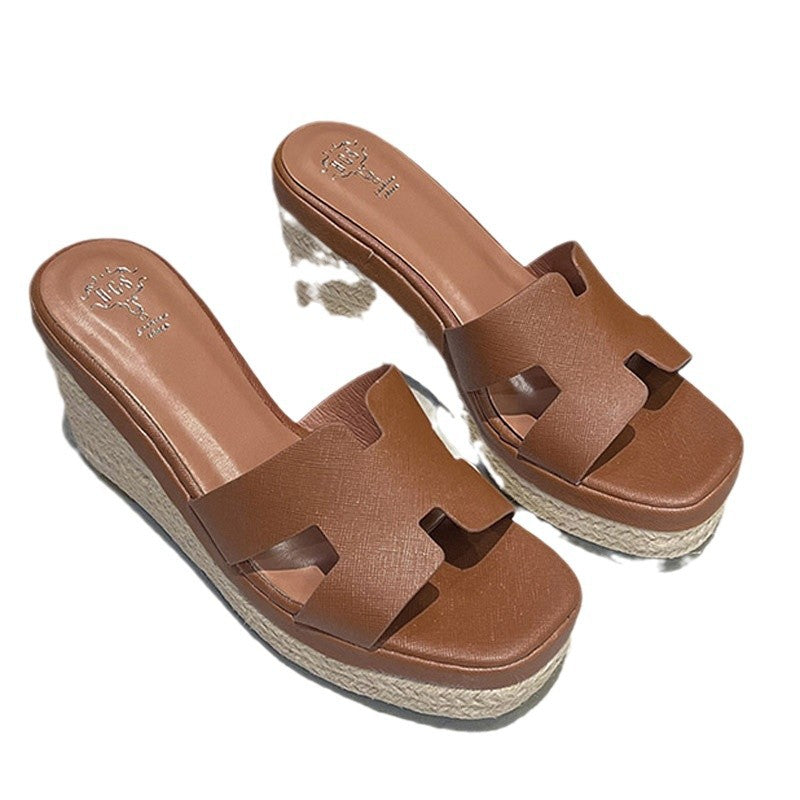 Dame Wedge-sandaler med moderigtig tæerem og komfortabel fodseng Stilla