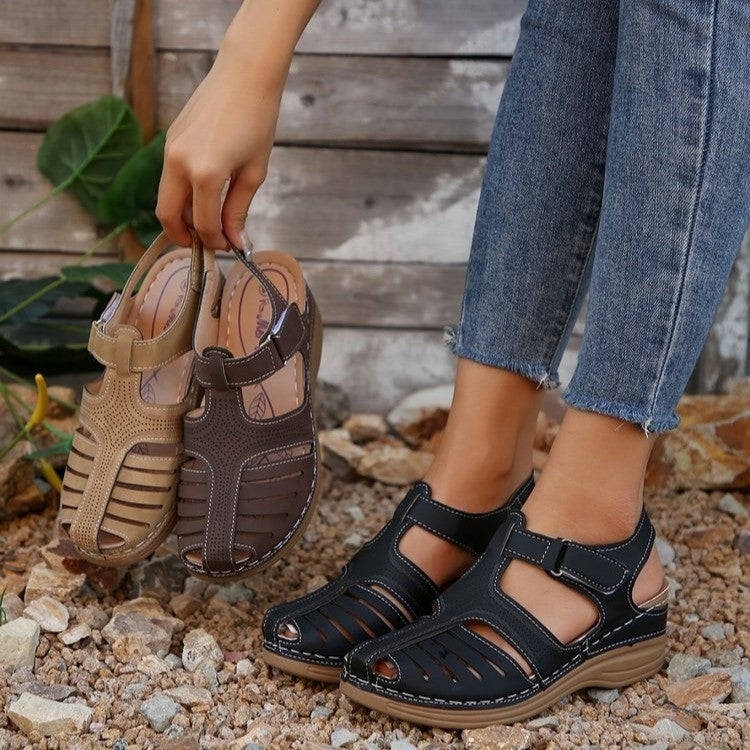 Dame komfortable sandaler med åndbare indlæg og ergonomisk fodbedesign Stilla
