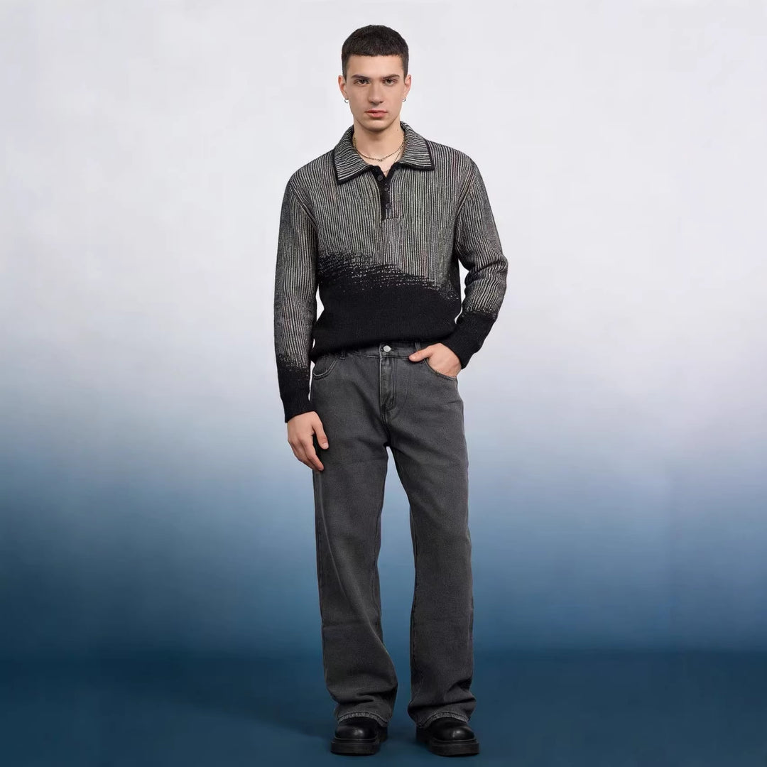 Herrer Cargo-Jeans med praktiske lommer og afslappet snit Skovae