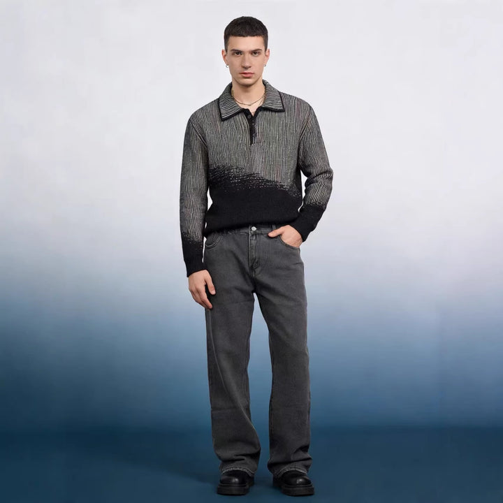 Herrer Cargo-Jeans med praktiske lommer og afslappet snit Skovae