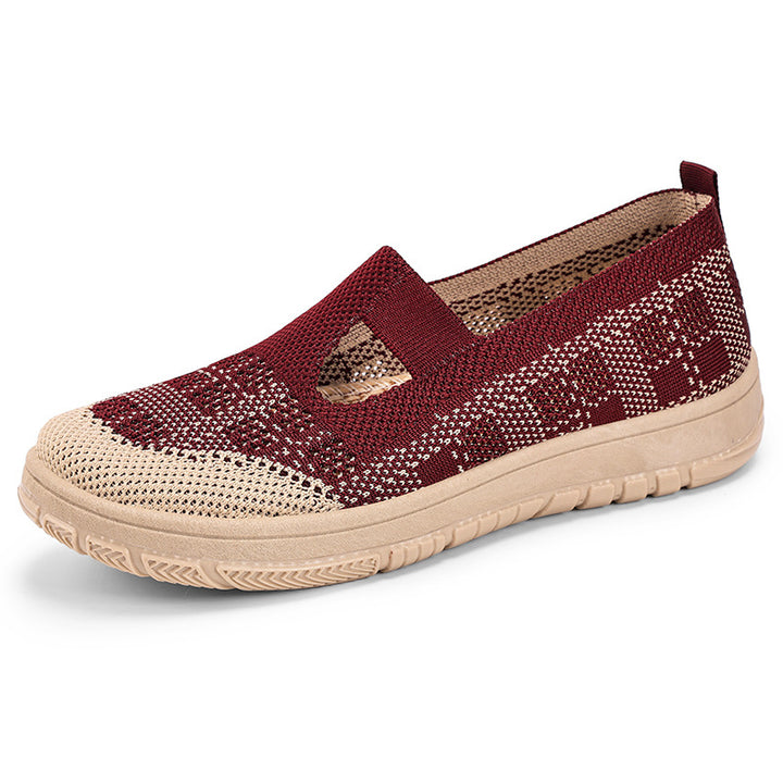 Damer Åndbar Slip-On Fritidsko med elastisk rem Stilla