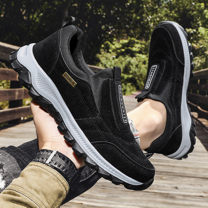 Dame Slip-On Sneakers med skridsikker gummisål og åndbart overmateriale Stilla