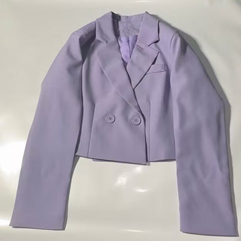 Kvinders fashionable cropped blazer jakke Stilla
