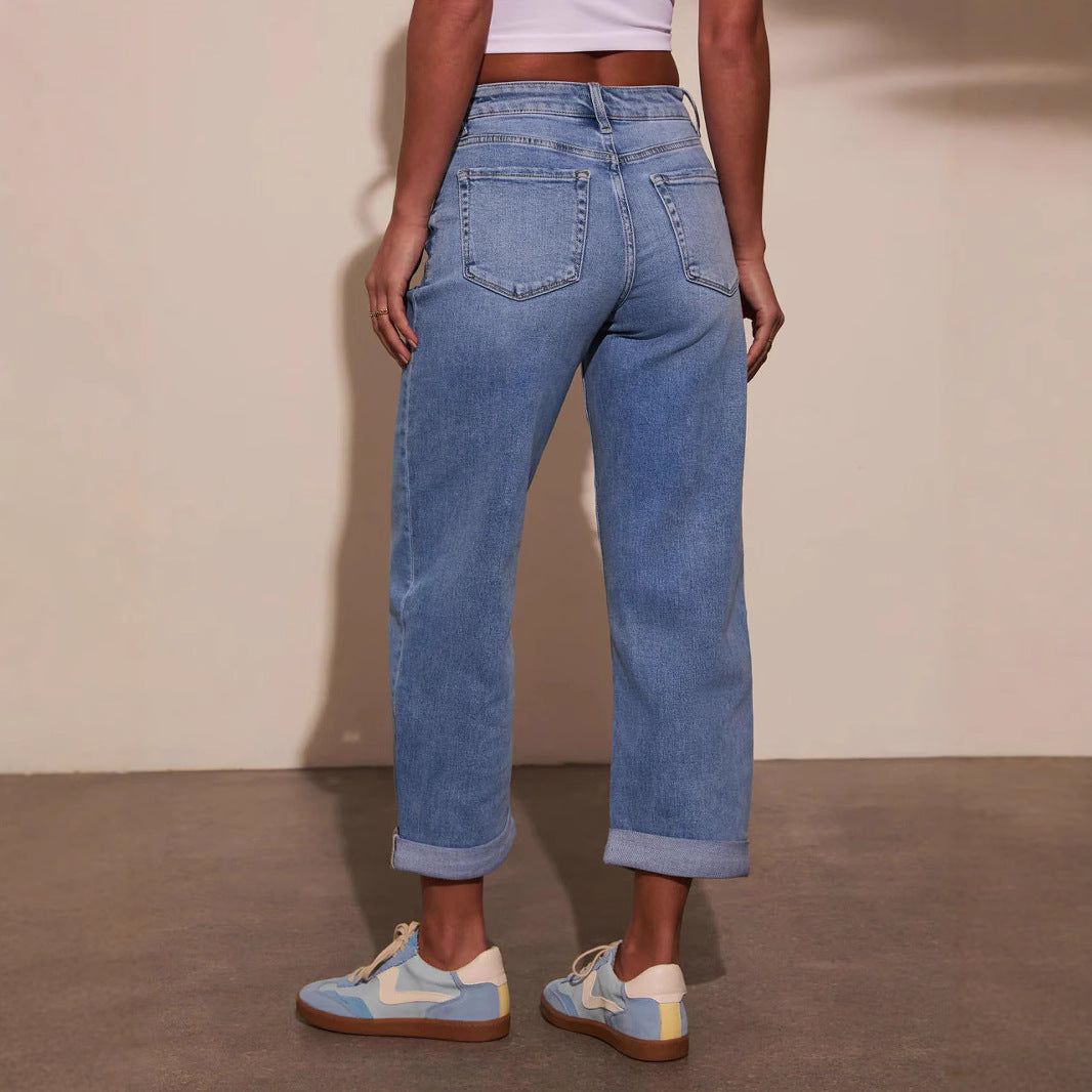 Dame Boyfriend Jeans Stilla