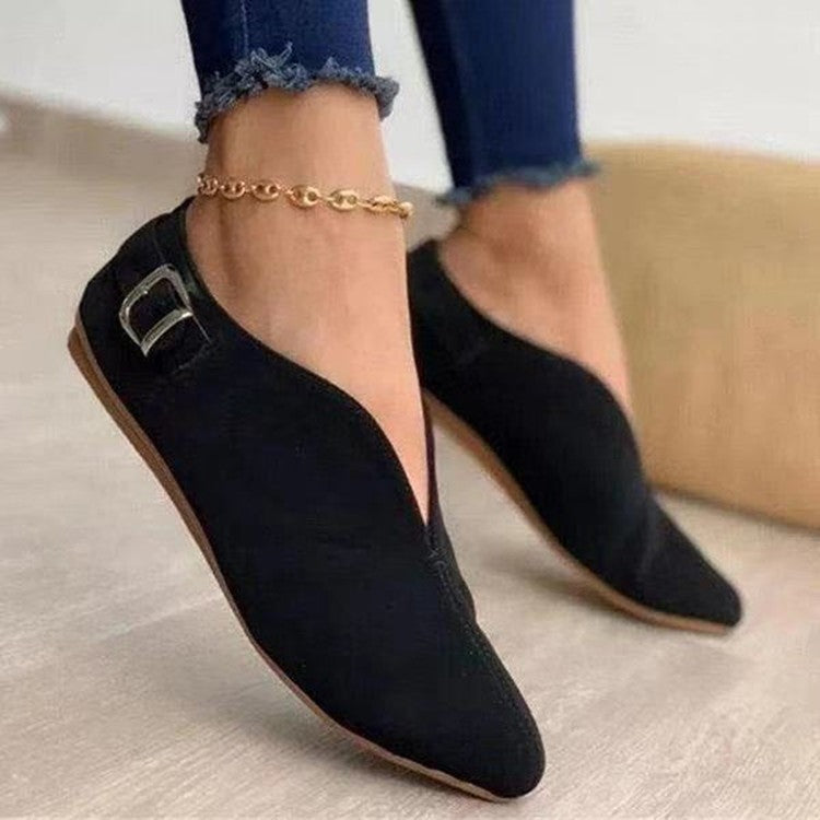 Dame mode Mokkasiner med elegant remdesign og perfekt pasform Stilla