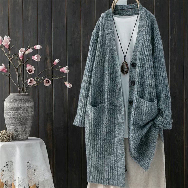 Kvinder hyggelig cardigan med praktiske lommer og fashionabel snit Stilla