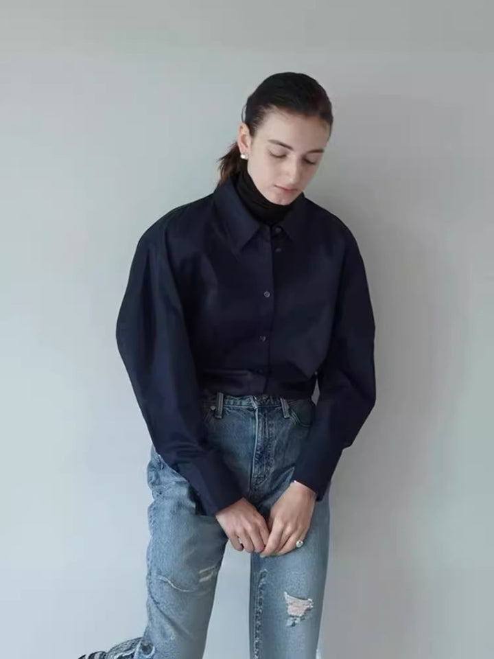 Damer elegant bluse med oversized snit og kvalitetsdetaljer Stilla